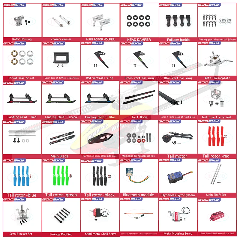 GOOSKY S2 Helicopter Spare Par - Rc Helicopter Blade ulasan dan harga