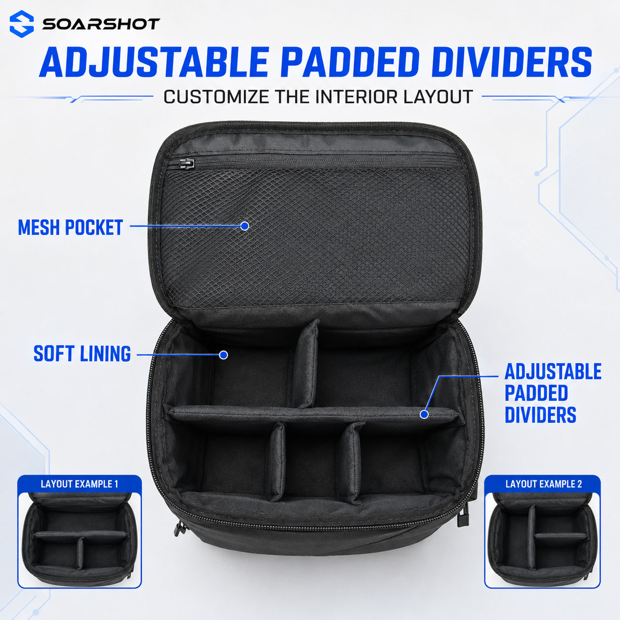 SOARSHOT Carrying Case for DJI - Rc Helicopter Bag ulasan dan harga